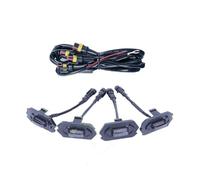 SPUFKGE Projecteur Principal Calandres De Course Avant Led Pour Ranger T9 2023 +, Pour Wildtrack Feux Antibrouillard Accessoires Automobiles Ambre Feux Avants Auto(White LED)
