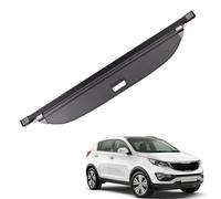 SPUFKGE Protection Intimité Cache-Bagages Écran Confidentialité Couverture Coffre Rétractable Bouclier Bagages Ombre Chargement pour Kia pour Sportage R 2010 2011 2012 2013-2017(Leather)