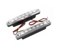 SPUFKGE Voiture 8 LED DRL Brouillard Conduite Lumière Du Jour Feux De Lampe Frontale Blanc Feux Phares