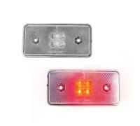 SPUFKGE Voiture Avertissement Feux Position Latéraux LED Pour W463 G500 G550 G55 2002-2014(Clear Lens Rear)