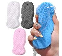Spugna Da Bagno - 4 Pieces Spugna Corpo Non Sbiancata | Spugn Per Il Corpo Per La Doccia | Molta Schiuma | Scrubber Per La Pulizia Di Amici, Adulti, Donne, Ragazze, Uomini, Famiglia, Bambini, Moglie,