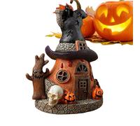 Spukhaus Figure Decoration - Statue de lumière en résine, Figure de fluage brillant étrange | Décoration de table d'Halloween festive pour les hommes de bureau hommes femmes étagères au travail à la m