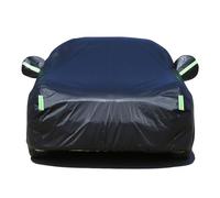 Spulhc Housse de Voiture pour Renault Espace 2016-2022, Tissu Oxford 210D en Peluche, Pare-Soleil Anti-poussière et imperméable, Housse complète,B-Black