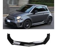 Spulhc Lèvre de Pare-Chocs Avant de Voiture pour Fiat 500 595 Abarth,Kit de séparateur de becquet de carrosserie ABS