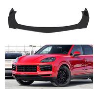 Spulhc Lèvre de Pare-Chocs Avant de Voiture pour Porsche Cayenne 2010-2024,Kit de séparateur de becquet de carrosserie ABS