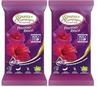 Spuma di Sciampagna Foglietti Sèche Precieux Hibisco 40 feuilles (Lot de 2)