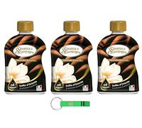 Spuma di Sciampagna Lot de 3 déodorants pour linge et sèche-linge aux huiles essentielles, parfum Bucato Soffio d'Oriente 230 ml + porte-clés Beni Culinari gratuit