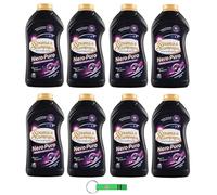 Spuma Di Sciampagna Nero Puro Lot de 8 lessives liquides avec formule concentrée Idéal pour les vêtements noirs foncés 16 lavages 800 ml + porte-clés Beni Culinari gratuit