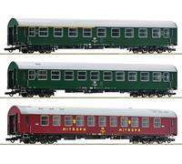 Spur H0 Roco 6200029 3-Pièces Set 2: Voitures De Voyage, DR Neuf OVP