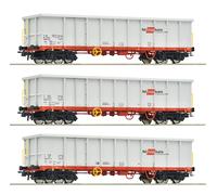 Spur H0 Roco 6600121 - Set De 3 Pièces: Wagons De Fret Ouverts, ÖBB Neuf OVP