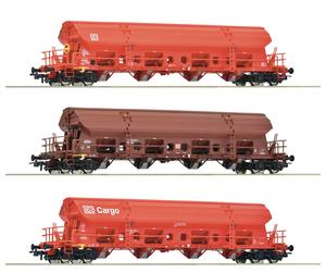 Spur H0 Roco 6600153 - Set De 3 Pièces: Wagon À Toit Basculant, DB AG Neuf OVP