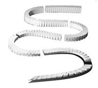 Woodland Scenics 2% Incline Set (8) WOOST1410 by Woodland Scenics