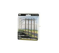 Spur HO Woodland Set De Poteaux Électriques 2265 Neu