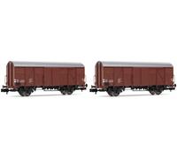 Spur N ARNOLD HN6521 2-Pièces Set Ged. Wagons De Marchandises Gs DR Neuf OVP