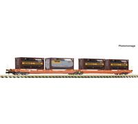 Spur N Fleischmann 6660052 - Doppeltaschen-Gelenkwagen T3000E, Wascosa Neuf OVP