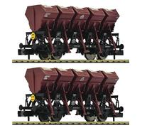 Spur N Fleischmann 6660060 2-Pièces Set: Wagons Bennes, DB Neuf OVP