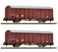 Spur N Fleischmann 831515 2-Pièces Set: Wagons De Fret Couvert, DR Neuf OVP