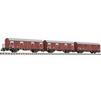 Spur N Liliput L260131 Ensemble De Wagons De Fret 3-Pièces Glmmhs 57 Neuf OVP