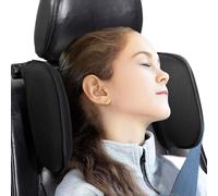 Spurtar 180° Appuie Tete Voiture, Repose Tete Voiture, Cale Tete Enfant Voiture, Coussin Appuie Tete Voiture,(Noir) Enfant Distance des Poteaux 5-18 cm; Peut être associé au Rehausseur Voiture
