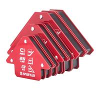 Spurtar 6PCS Aimant Soudure Solides Force Forte Flèche, 34kg x2 + 23kg x2 + 13kg x2 Travail de Métal Outils et Equipement Support de Soudage Magnétique 45° 90 ° 135° Aimant D'angle