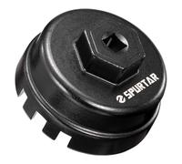 Spurtar Clé de filtre à huile pour Toyota 6 fentes 14 rainures Clé à capuchon 64 mm pour moteur Corolla, Prius, Prius Prime, Prius V, Matrix, CT200h, Scion iM/iQ/xD 1,8 L