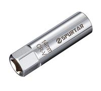 Spurtar Douille de Bougie 14mm, Démontage de e Dissolvant de Prise de Bougie D'allumage de Mur Mince de Compatible Avec BMW, MINI, Nissan, Mercedes