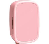 SPUZZO Beauty Fridge for Skincare 12L, Portable Mini Cosmetics Refrigerator Portable Compact Cooler for Bedroom, Office, Car, Dorm,Purple (Color : Pink)