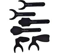 SPUZZO Tableau de Fond Noir à Contraste Photo Dentaire, Peut être stérilisé à 134 degrés, Plaque de Contraste d'image Miroir Photographique Intra-Oral orthodontique for Prendre des Photos orales