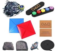 SPVN Jeu Traditionnel Coréen, Gonggi Korean Game, Gonggi Jack Stone Pebbles Set, Traditional Korean Gonggi Game Set pour Tous Les Âges Activités Amusants