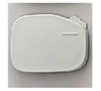 SPVPUPRMNN Cache œillet Crochet remorquage pour Volvo pour XC40 2018 2019 2020 2021 2022 Avant Cache Œillet De Remorquage Capuchon 39847993(Blanc Cristal)