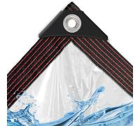 Spwa-Bâche Transparente Imperméable 3 X 3 M Avec ?Illets Pour Balcon, Protection Contre La Pluie, Bac À Sable, Bâche Transparente Pour Meubles De Jardin/Bâche De Terrasse