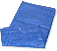 Spwa-Mivos Bâche Universelle Bleue Vert Argentée - Bâche Imperméable Pp-Pe - Résistante Aux Moisissures - Bâche De Protection Pour Voiture Meubles De Jardin Bois - Bâche De Jardin - Made In Eu