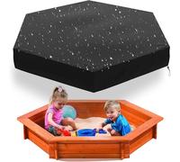 SPWA-MRWIZMS Housse de Bac à Sable pour Enfants, Bac a Sable avec Couvercle, pour Enfants en Tissu Oxford 420d Jardin ExtéRieur Décontracté, Imperméable, Résistant au Froid (230x200cm)
