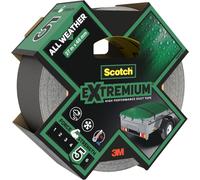 Spwa-Scotch Extremium All Weather Toile De Réparation Haute Performance - 1 Rouleau, 27 M X 48 Mm, Gris - Toile De Réparation Haute Performance, Résistante Et Durable