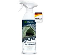Spwa-Simprax® Imperméabilisant Tissu Tente Camping - Bombe Imperméabilisante Textile Bio & Résistante Uv - Imperméabilisation Textile - Protection Tentes Auvents Meubles Extérieurs & Sacs - 500ml