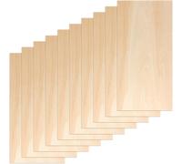 Spwb-Lot De 10 Feuilles De Bois De Balsa 20x10cm - Planches Légères Et Résistantes Pour Pyrogravure, Découpe Laser, Modélisme Et Bricolage