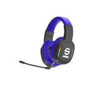 Sparco SPWHEADPHONEPRO écouteur/casque Sans fil Arceau Jouer USB Type-C Noir, Bleu G