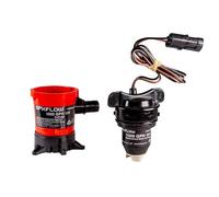 SPX FLOW 1000 GPH Johnson Pompe à cartouche, 12 V, moteur de rechange 63 l/min, pompe de bateau, pompe à bateau, pompe de cale et pompe à yacht