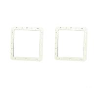 SPX1091G Lot de 2 joints de filtre automatique de rechange pour écumoires de piscine HAYWARD SP1091LX, SP1091WM et Dyna-Skim, 17,8 x 18,5 cm, blanc