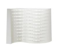 SPXMQSS Cloison De SéParation en Papier Cloison De SéParation Pliable Et RéTractable Separation De Piece IntéRieur Paravent Retractable White L400*W30*H200cm