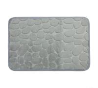 SPXMQSS Tapis AntidéRapant Tapis Salle De Bain Absorbant Tapis AntidéRapant Douche Mousse à MéMoire Tapis De Bain Decoration Salle De Bain Grey 40x60cm
