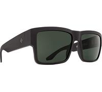 Spy+ - Cyrus, Matte Black, Happy Gray Green, Medium-Large, Sunglasses, Unisex, Adult