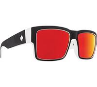 Spy+ Cyrus Whitewall - Happy Gray Green Red Mirror - Lunettes de soleil - Taille M-L, Unisexe - Adulte