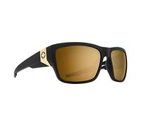 Spy+ - Dirty MO 2, 25th Anniv Black Gold Matte, HD Plus Bronze with Gold Spectra Mirror, Medium-Large, Sunglasses, Masculine, Adult