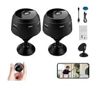 Spy Focus Camera,Spyfocus Magnetic Mini Security Camera Outdoor,Camtrix Magnetic Mini Security Camera,Night Vision Motion Detection Security Cam Covert Cameras With App For Home Indoor Outdoor (2PC)