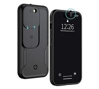 Spy-Fy Coque de Protection pour iPhone 14 Plus avec Couvercle de caméra coulissante Avant et arrière | Protégez Votre Vie privée