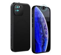 Spy-Fy Privacy Cover avec MagSafe pour iPhone 15 Plus avec caches pour caméra Avant et arrière | Noir | Protégez Votre iPhone et Votre Vie privée | 6,7