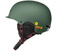 SPY+ Galactic MIPS Matte Steel Green S 54-56 cm - Casques de Ski - Matte Steel Green - Taille S, Unisexe - Adulte