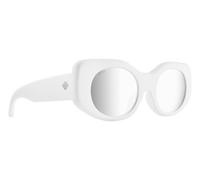 Spy+ Hangout Matte White - Bronze Platinum Mirror - Lunettes de soleil - Taille S-M, Unisexe - Adulte