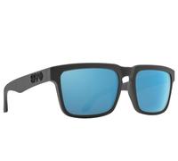 Spy+ Helm Soft Matte Dark Gray - Happy Gray Green Polar Light Blue Mirror - Lunettes de soleil - Taille M-L, Unisexe - Adulte